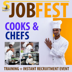 Chef/Cook Masters and Labor Force 1, Training + Job Recruitment Event