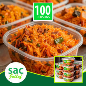 EXCLUSIVE: 100 Persons Smoky Party Jollof Rice For Your Classic Event