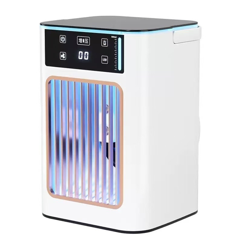 Bedside Mini Air Conditioner Fan for Home Use, Large Water Tank, Humidification, Atomization Refrigeration