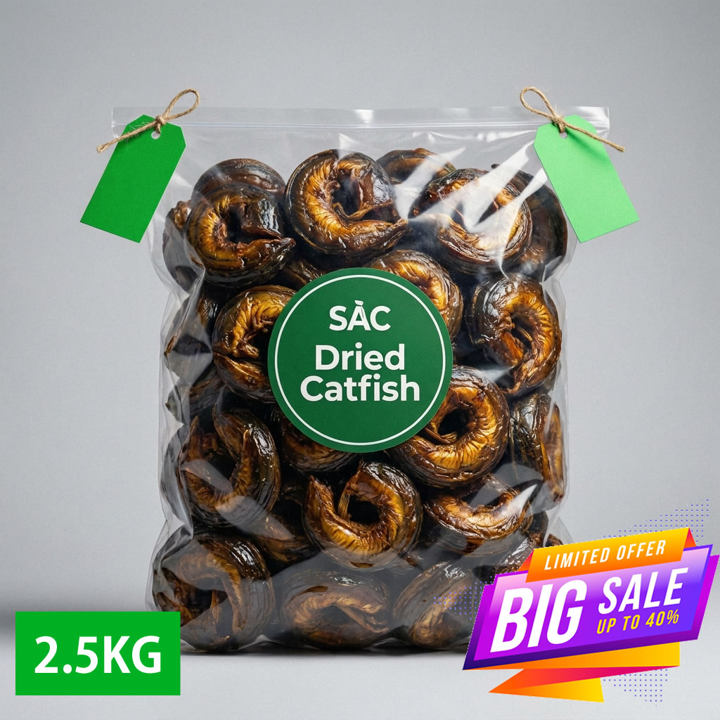 2.5KG Oven Dried Premium Catfish, Stone free, Export Quality