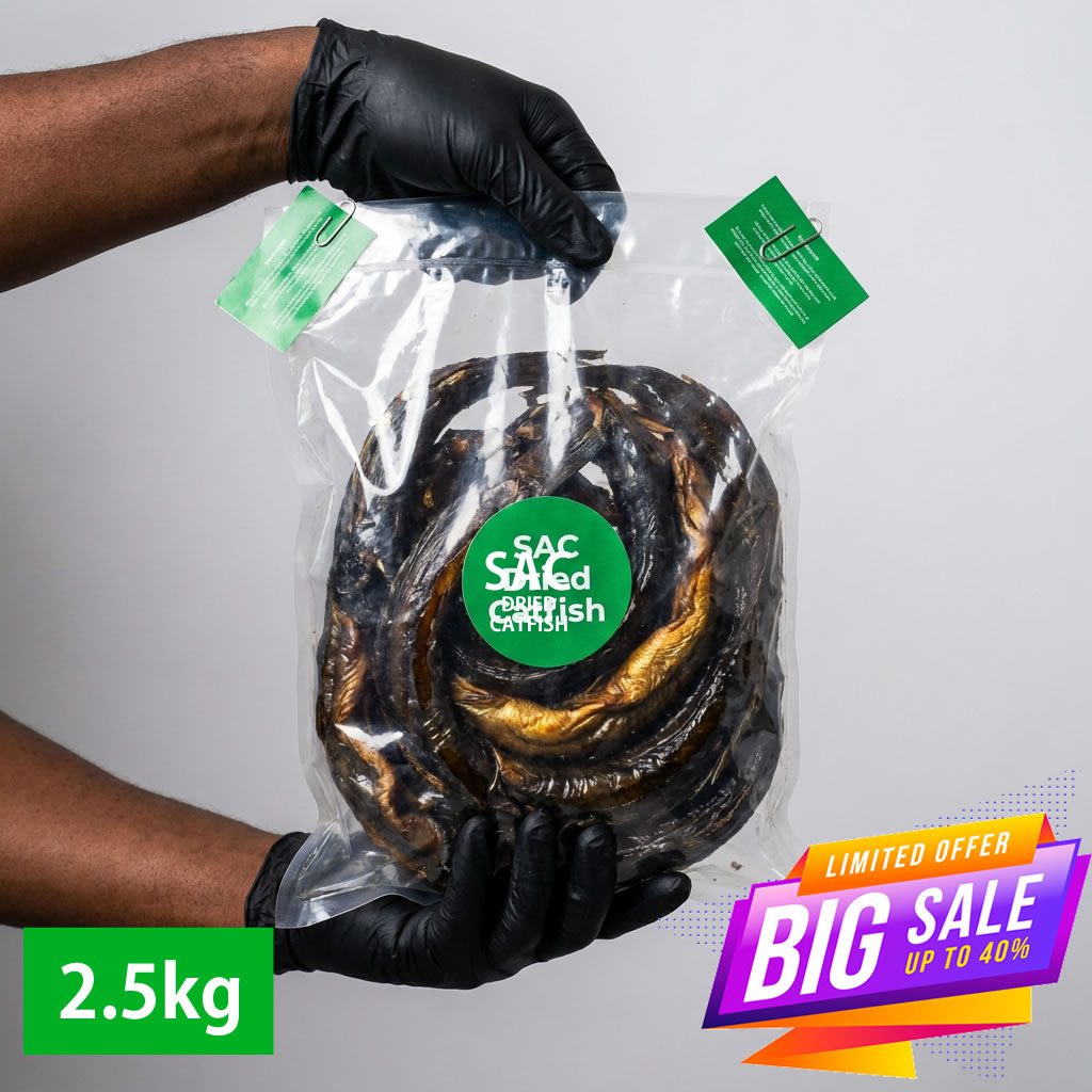 2.5KG Oven Dried Premium Catfish, Stone free, Export Quality